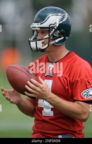 Philadelphia Eagles new quarterback Kevin Kolb scampers for yardage during  first quarter against the Jacksonville Jaguars at Lincoln Financial Field  in Philadelphia on August 13, 2010. Kolb replaces long time team quarterback