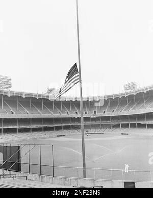 Babe Ruth's Funeral At Yankee Stadium August 18, 1948