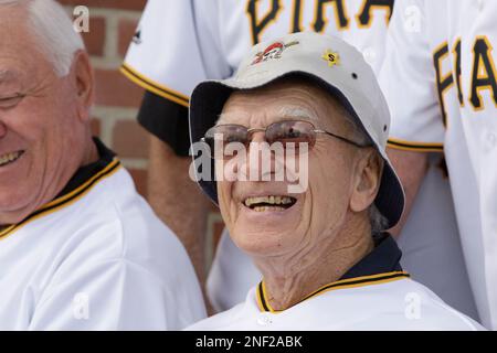 22 August 2009: Manager of the 1979 Pirates Chuck Tanner, Manny Sanguillen  (35), Kent Tekulve (27) and members of the 1979 World Champion Pittsburgh  Pirates were honored on the 30th anniversary of their Championship season  prior to the game