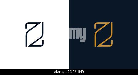 Modern and unique PD logo design Stock Vector