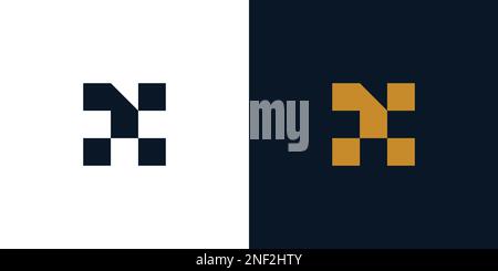 Modern and unique PH logo design Stock Vector