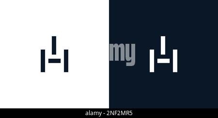 Modern and unique PH logo design 2 Stock Vector