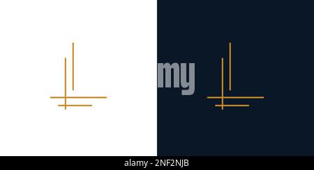 Simple and modern L logo design Stock Vector