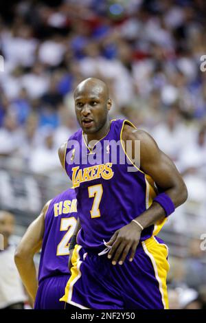 Los Angeles Lakers' Lamar Odom during Game 5 of the NBA