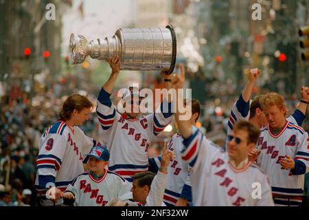 1994 Stanley Cup Rangers Litho Photo Framed Mark Messier Richter Leetch  Graves