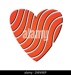 sketch silhouette broken heart icon flat Stock Vector Image & Art - Alamy