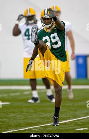 Green Bay Packers cornerback Trevor Ford during an NFL exhibition football  game Saturday, Aug. 15, 2009, in Green Bay, Wis. (AP Photo/Mike Roemer  Stock Photo - Alamy