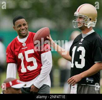 San Francisco 49ers quarterback Alex Smith (11) during NFL Football  training camp in Santa Clara, Calif., Tuesday, Aug. 3, 2010. (AP Photo/Jeff  Chiu Stock Photo - Alamy