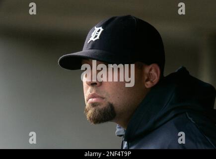 Detroit Tigers relief pitcher Joel Zumaya during a baseball spring training  workout Monday, Feb. 14, 2011, in Lakeland, Fla. (AP Photo/David J. Phillip  Stock Photo - Alamy