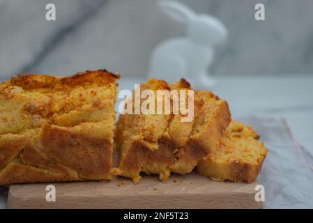 carrot easter pound cake Stock Photo