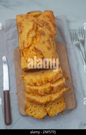 carrot easter pound cake Stock Photo