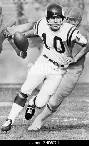 Fran Tarkenton (10) Minnesota Vikings quarterback, Jan. 7, 1974