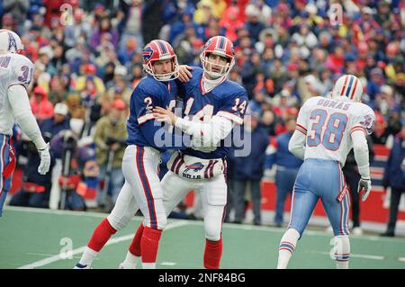 Steve Christie & Frank Reich celebrate the biggest comeback in NFL history