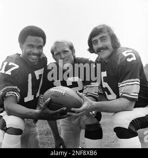 Joe Gilliam (17) quarterback of Pittsburgh Steelers in August 1975. (AP  Photo/Harry Cabluck Stock Photo - Alamy