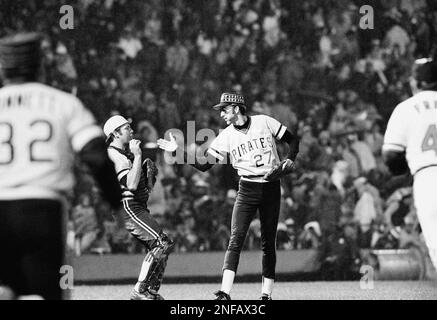 Relief pitcher Kent Tekulve of the Pittsburgh Pirates smiles