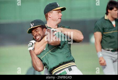 MLB FILE: Dave Stewart of the Oakland Athletics. (Icon Sportswire via AP  Images Stock Photo - Alamy