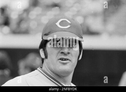 Pete Rose, Cincinnati Reds outfielder is pictured at spring training in  Tampa, Fla., March 4, 1968. (AP Photo/Phil Sandlin Stock Photo - Alamy