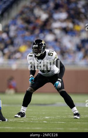 Jacksonville Jaguars linebacker Clint Ingram plays against the