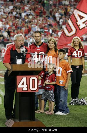 That time the Buccaneers misspelled Mike Alstott's name at his