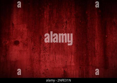 Red grunge texture. Concrete wall grunge background. Distressed dark texture. Stock Photo