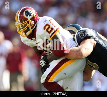 St. Louis Rams tackle Adam Carriker during an NFL football game Sunday,  Nov. 25, 2007, in St. Louis. The Seahawks won 24-19. (AP Photo/Kyle Ericson  Stock Photo - Alamy