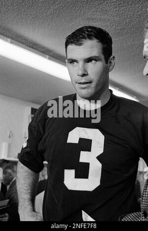 Oakland Raiders quarterback Daryle Lamonica is shown in a game