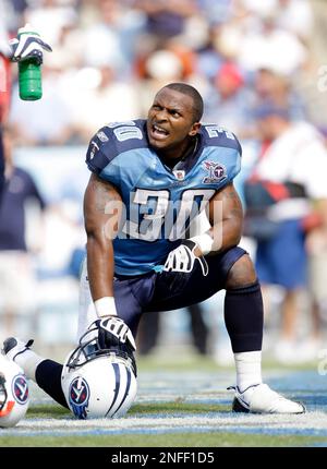 Tennessee Titans defensive back Eric King in the fourth quarter of