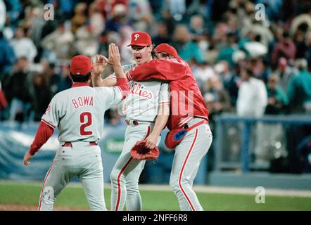 MITCH WILLIAMS Photo Philadelphia Phillies in action (c) 1993 World Series  #2