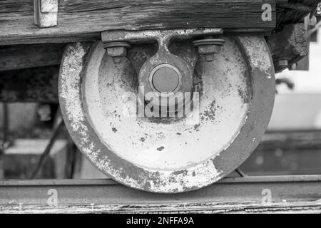 Yuma Main Street Water Treatment Plant, Blaisdell Slow Sand Filter Washing Machine Stock Photo