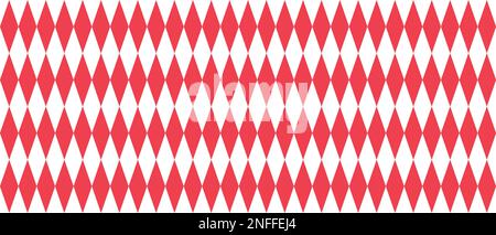 Red seamless pattern rhombus background. Abstract simple geometric texture. diamond design vector illustration Stock Vector