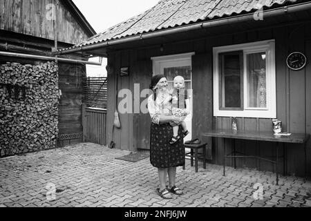 Romania. Maramures. Botiza. Portrait Stock Photo