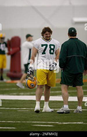 25 October 2009: Green Bay Packers Allen Barbre during the Packers game  against the Cleveland Browns in Cleveland, OH. (Icon Sportswire via AP  Images Stock Photo - Alamy