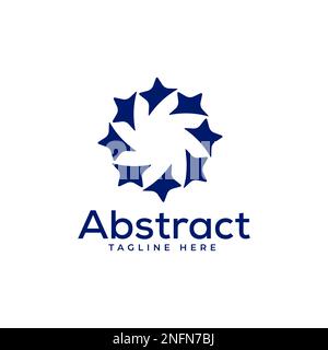 modern abstract logo design vector Stock Vector