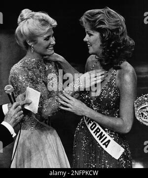 Miss USA of 1983 Julie Hayek stands on a Manhattan rooftop, May 17 ...