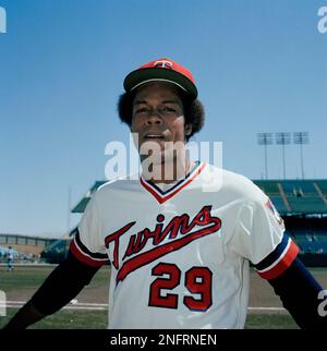 Minnesota Twins Rod Carew, a career .328 hitter and member of the