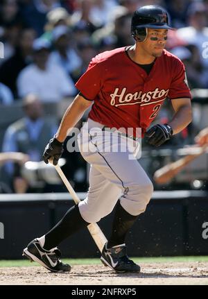 Outfielder Jose Cruz #25 of the Houston Astros smiles for the camera in  this portrait during an Major League Baseball gam…