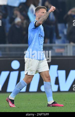 Ciro Immobile of SS Lazio celebrating after score the goal during