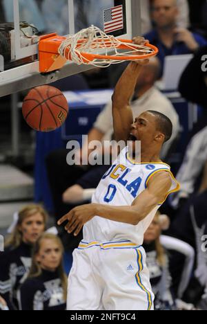 UCLA's Russell Westbrook dunks the ball during the second half of