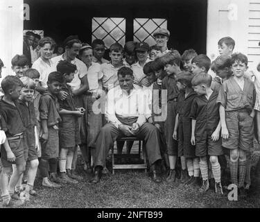 Gene Tunney, American Heavyweight Champion of the World, with