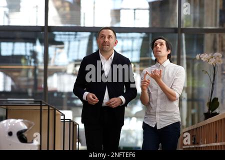 Marcus Hopper, (left) the project manager, and Ian Young, the