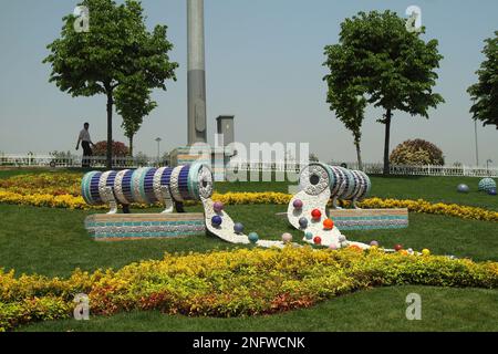 Istanbul, Turkey. 07 April 2015: Fall of Constantinople Captured by Mehmet. Panorama Museum 1453. Details of the final assault of Constantinople. Stock Photo