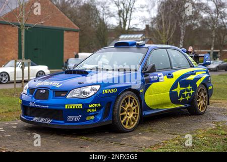 2006 Subaru Impreza WRX ‘L29 SRT’ on display at the Japanese Assembly held at Bicester Heritage Centre on the 29th January 2023. Stock Photo