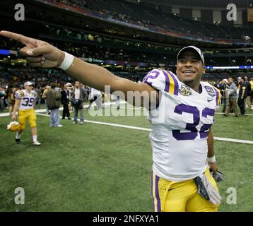 LSU running back Charles Scott 32 during the game between the