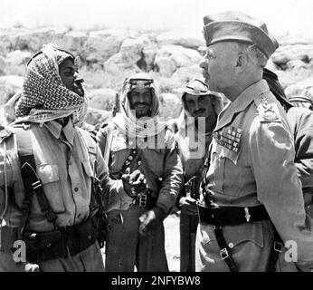 Glubb Pasha, British Commander of Arab Legion, Amman, Jordan Stock ...