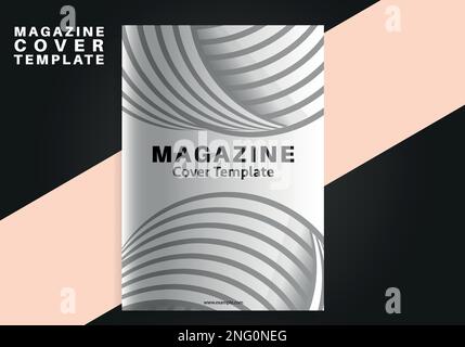 Magazine cover, Annual report design template vector, Leaflet, presentation book cover templates. Stock Vector