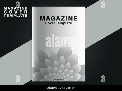 Magazine cover, Annual report design template vector, Leaflet, presentation book cover templates. Stock Vector