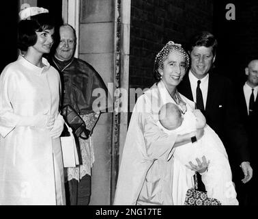 John F Kennedy After The Christening Of Anna Christina Radziwill Who Is 