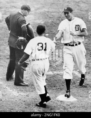 Charlie Gehringer, Hank Greenberg and Rudy York