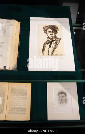 February 03, 2023 - Charleville-Meziérès, France: Arthur Rimbaud Museum. © Andrea Sabbadini Stock Photo