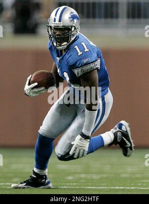 Detroit Lions defensive tackle Corey Williams (99) during an NFL football  game against the Dallas Cowboys Sunday, Nov. 21, 2010, in Arlington, Texas. The  Cowboys won 35-19. (AP Photo/Sharon Ellman Stock Photo - Alamy